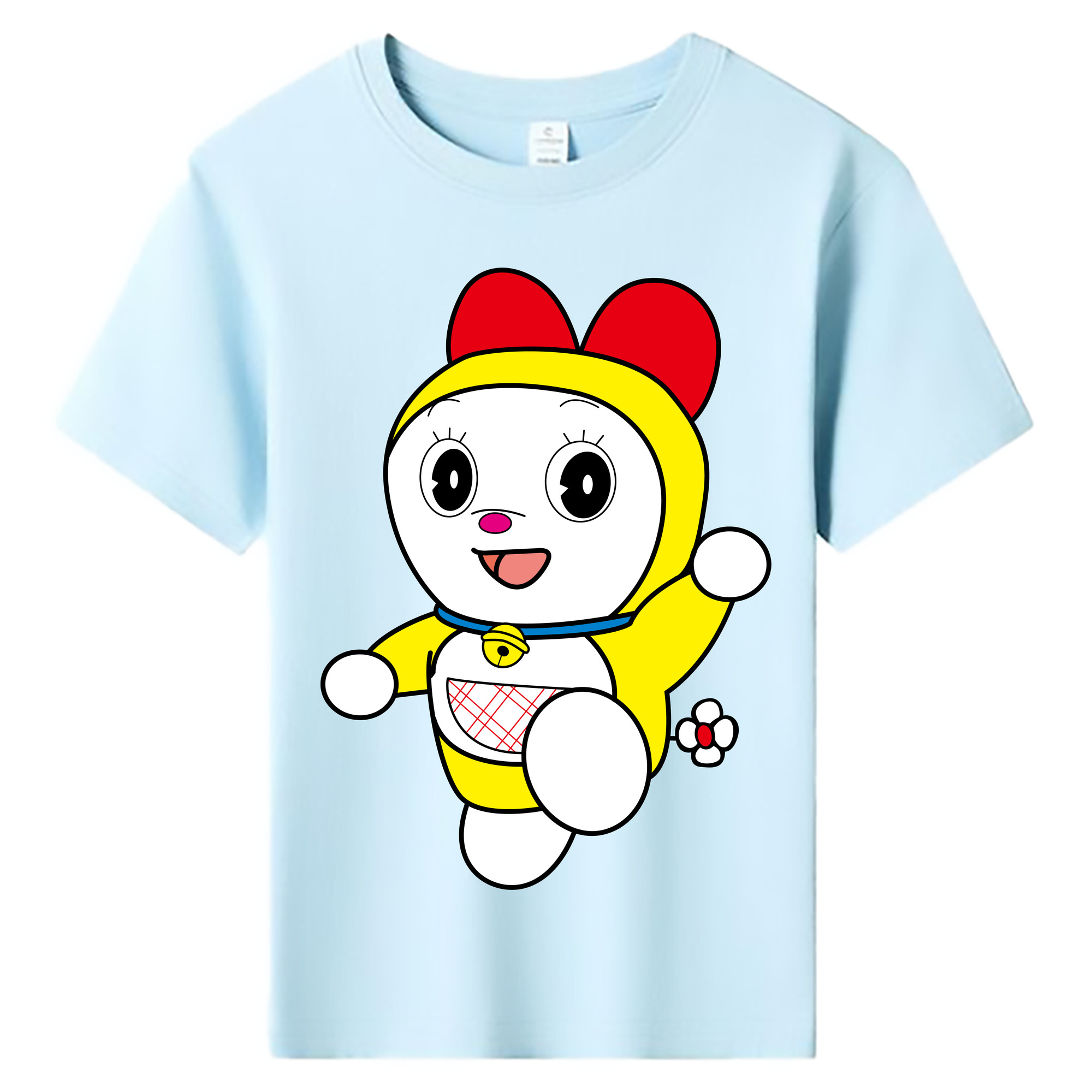 （画像用） ドラえもん ドラミ Doraemon Dorami 綿100％キッズTシャツ（フロントプリント）